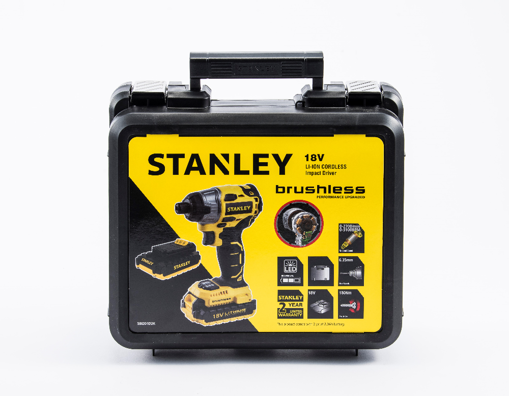 18V ブラシレス インパクトドライバー(スタンレー) – 電動工具 18V ブラシレス インパクトドライバー(スタンレー) – 電動工具